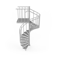 Spiraltrappa 3010 - 3300 mm Vytab