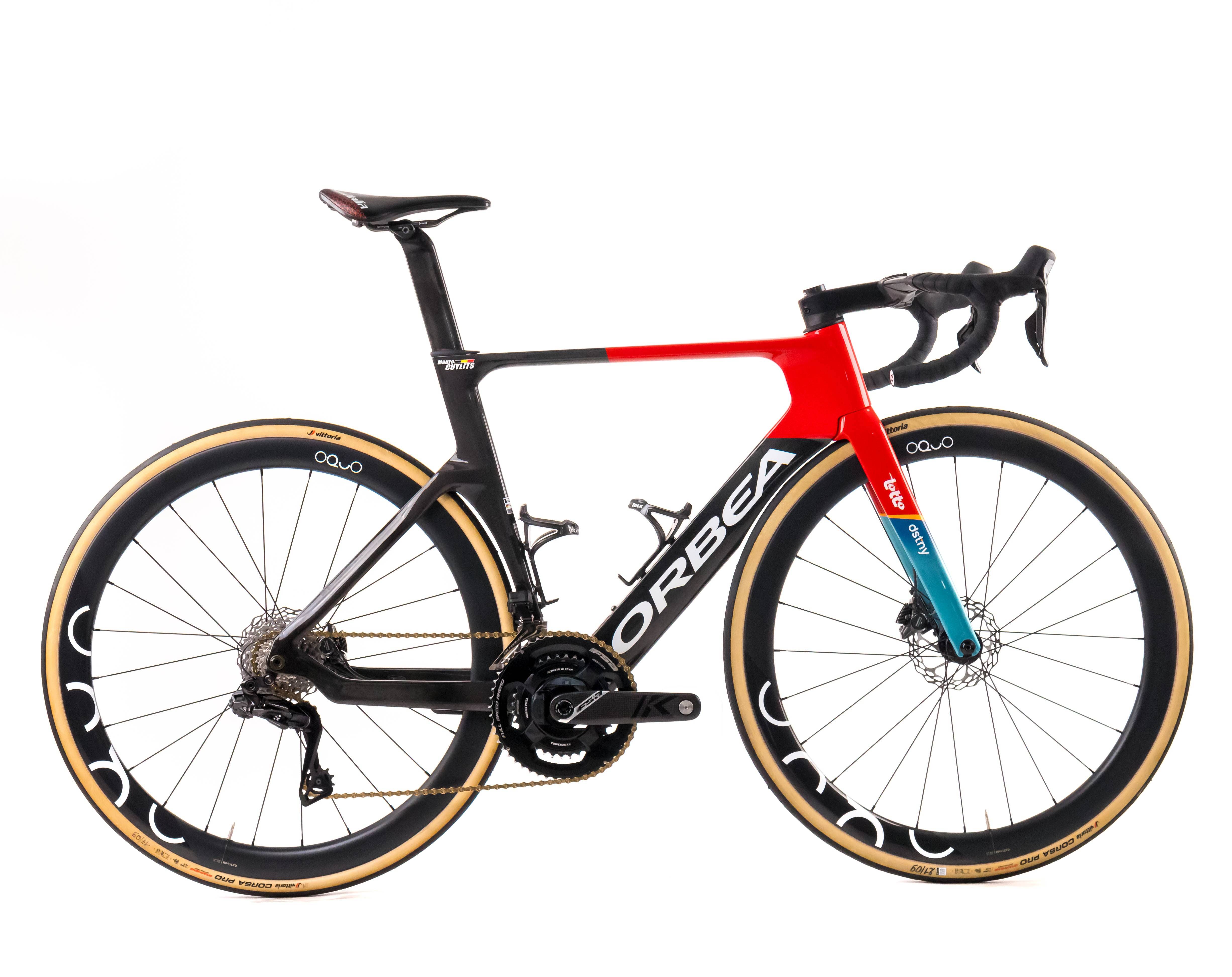 Orbea Orca Aero 2024 Team Lotto Dstny M. Cuylits size 53 Shimano Dura-Ace R9270 Di2 2x12sp - Bikeroom / 53 / Black/Red/Blue
