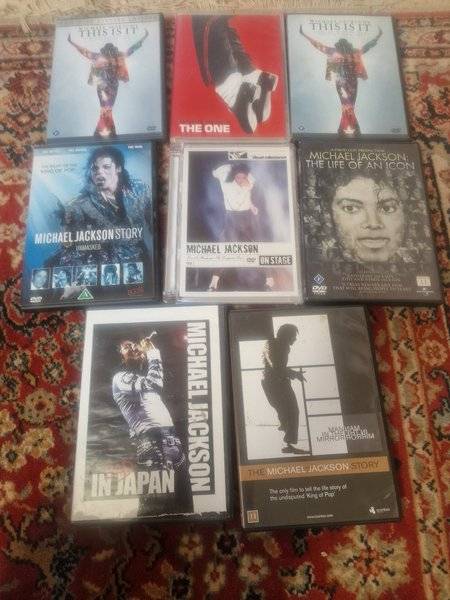 Michael Jackson DVD-samling: This Is It, The One, The Michael Jackson Story, On