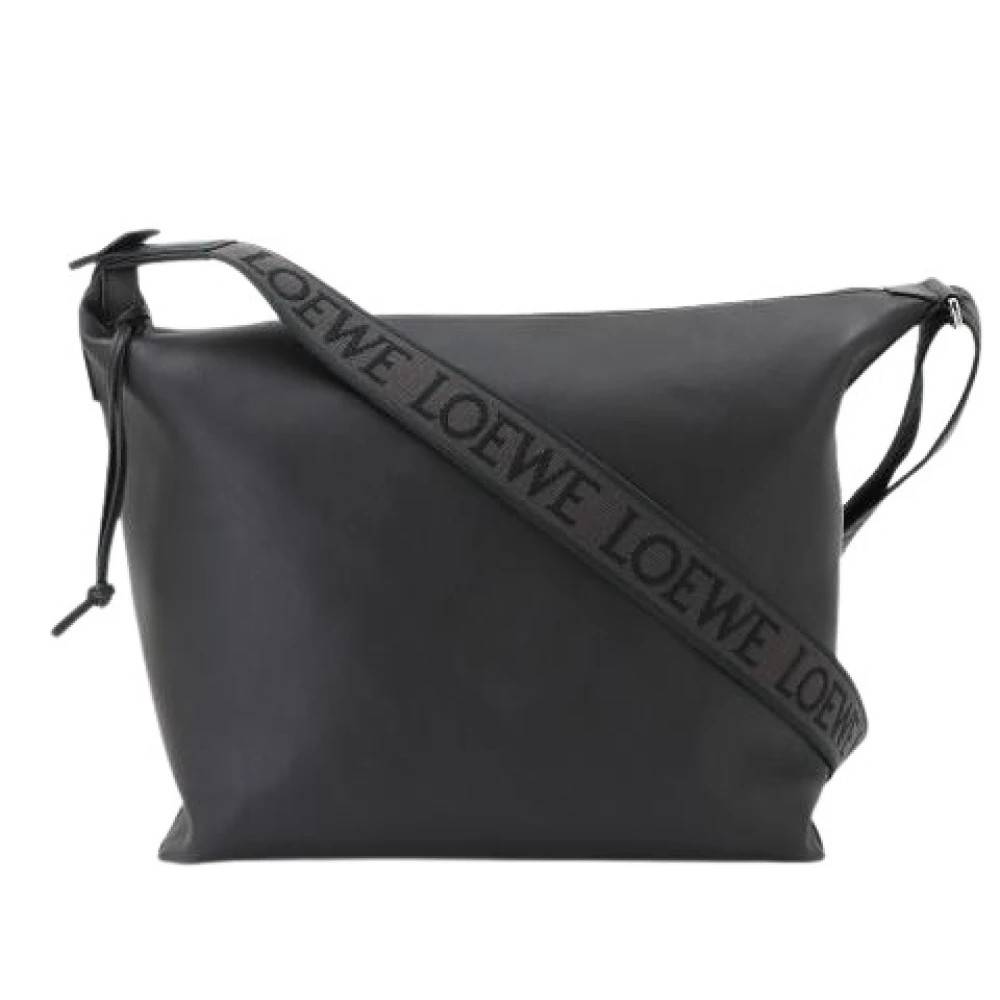 Loewe Pre-owned Pre-owned Skuldertaske - Vintage - Dame - Sort - ONE SIZE - Uld