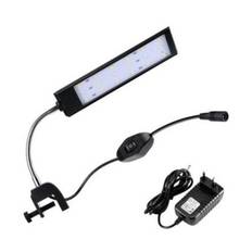 28 cm akvarielampe - 10W LED, hvid/blå, høj effekt, 230V, 800lm