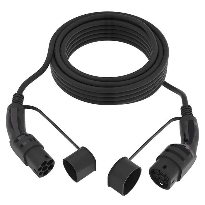 Ladekabel Type-2 32A 3-faset 7,5 meter