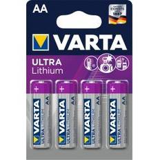 Varta Ultra Lithium LR6 Batterier 4er Blister