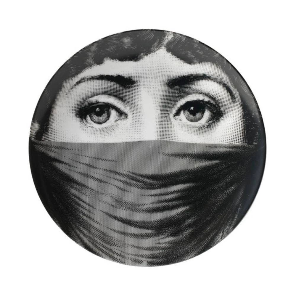 Fornasetti - Tallrik Tema Modell N91 Home - Dam - ONE Size -