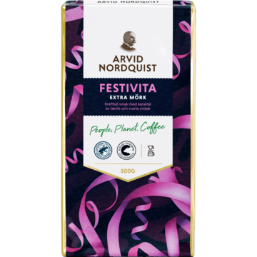 Kaffe Arvid Nordquist Classic Festivita Mörkrost 500g