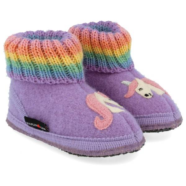 Haflinger Kid's Fairy Tale Innetofflor Barn Storlek 25 Färg lila