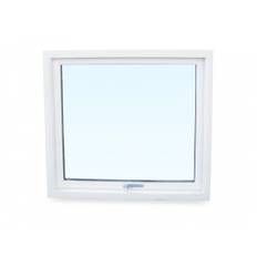 Genua topstyret vindue 3-lags glas hvid 588x588 mm