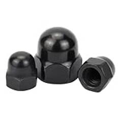 1/4-20 nötter Handmutter 3/10/40 st Acorn Cap Cap M3 M4 M5 M6 M8 M10 M12 Svart kolstål Kupolmutter Lock Lock på muttrar)(M8(5pcs))