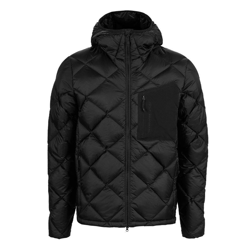 The Mountain Studio D-7 UL ULTRALIGHT DOWN HOOD JACKET herr Black Onyx strl XL