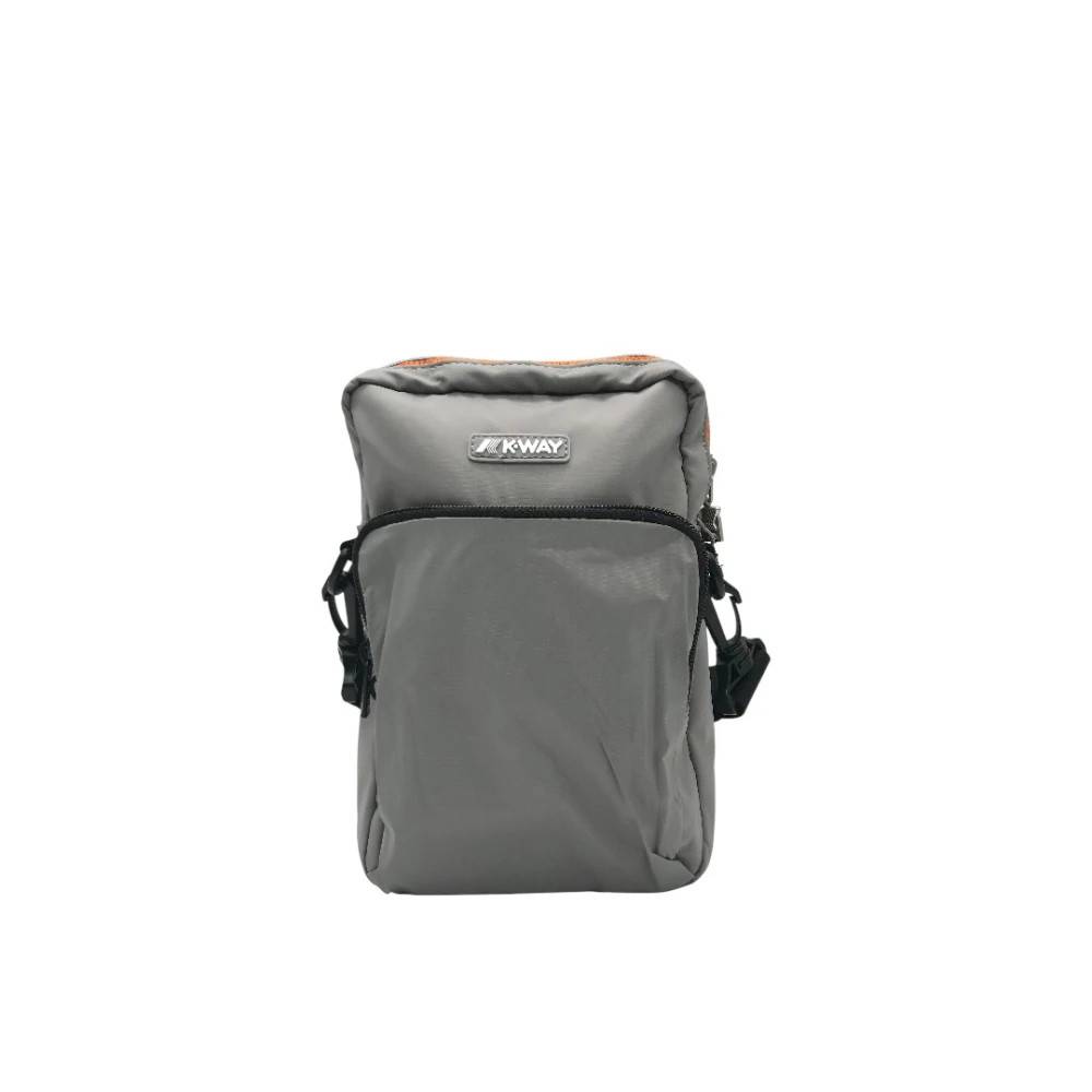 K-Way Erloy Messenger Bag - Tasker - Herre - Grå - ONE SIZE - Uld