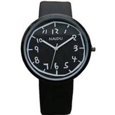 Factory OEM Unisex Children Creative Ultra-thin Wristwatch Simple Student Leather Quartz Custom Mens Watches