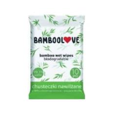 BAMBOOLOVE POCKET WIPES-BAMBOO WET WIPES 10PCS