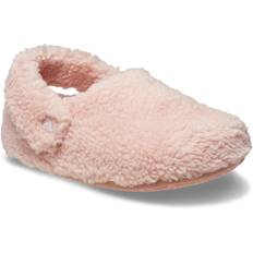 Crocs Classic Cozzzy Synthetic Pink Clay Slippers - UK 1 / EU 32-33 / US J1