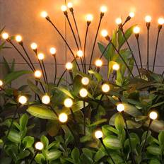 TEMU 4 Pack 40led Garden Lights Outdoor Firefly Lights, Firefly Floor Lamp, Outdoor Led Lights, Garden Decor Ball Light For Holiday Party Christmas Dance Lighting Decoration Ipx4