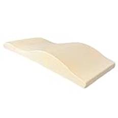 SAYEYBU Wave Mattress, Eyelashes Bed Mattress, Foam Lash Bed Topper, Ergonomic Curved Eyelashes Lounger Mattress, for Spa Massage And Beauty Salon,White