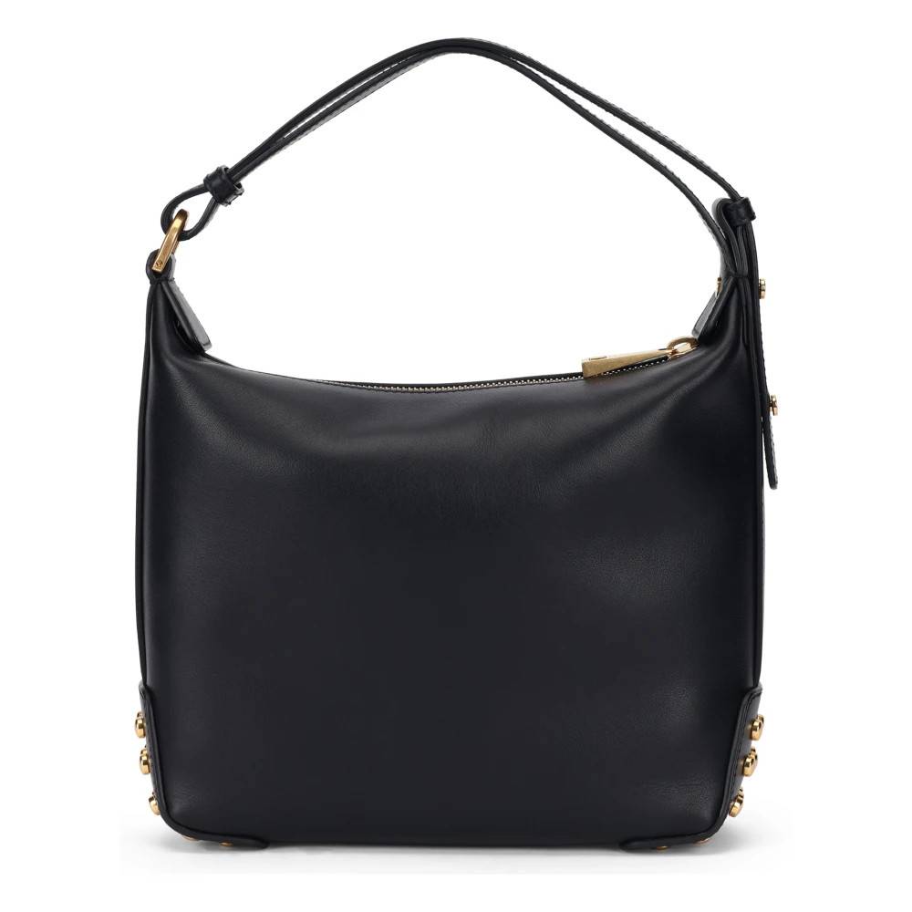 Tod's Metal Dots Mini Skuldertaske - Tasker - Dame - Sort - ONE SIZE - Uld