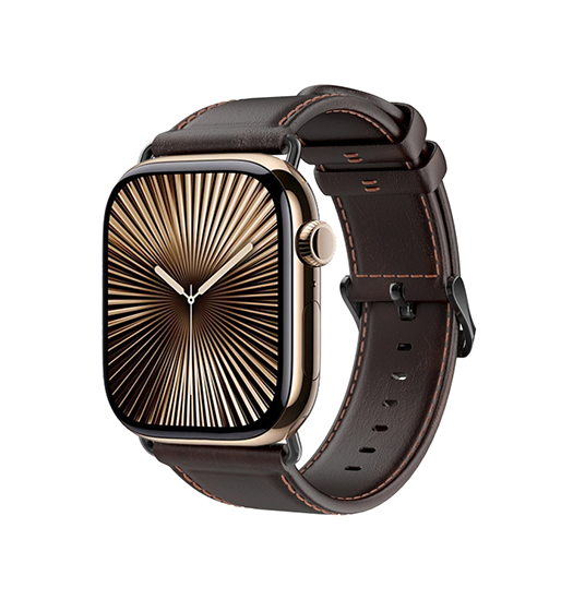 Apple Watch (38/40/SE/41/42mm) - DUX DUCIS™ Business Ægte læderrem - Brun