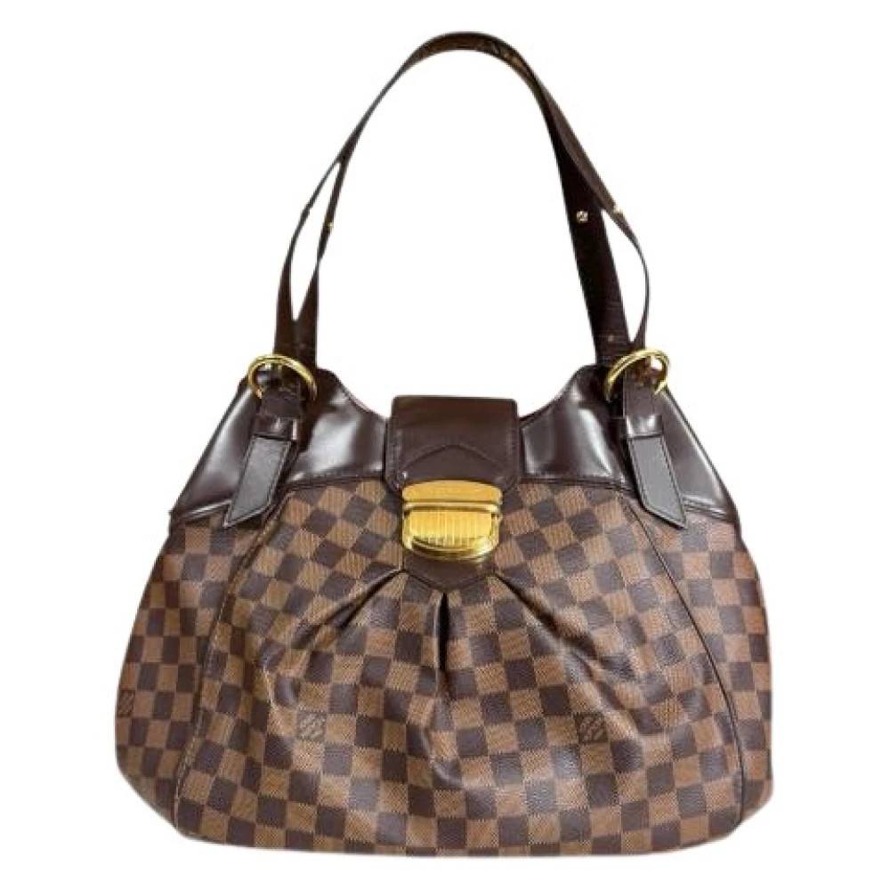 Louis Vuitton Vintage Pre-owned Vintage Damier Skuldertaske - Vintage - Dame - Brun - ONE SIZE - Uld