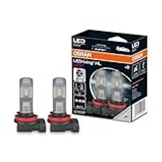 OSRAM LEDriving HL EASY ≜ H8/H11/H16, LED helljus- och halvljuslampa, Cool White 6000K, inget tillbehör behövs, endast offroad-användning - ingen ECE, 2 lampor