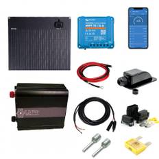 Solcellspaket med 200watts panel inklusive Elektron 1500 watts inverter