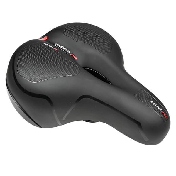 Cykelsadel komfort stor med ventilation