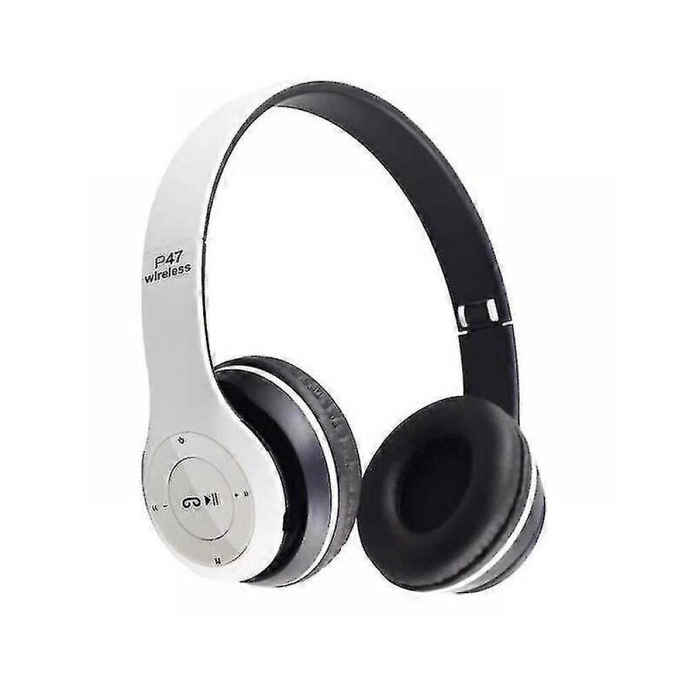 (PF47) Wireless Headphone Bluetooth Earphone 5.0 Foldablel Deep Bass Stereo Noise Reduction Gaming Headset With Mic For Mobile Pc Xbox