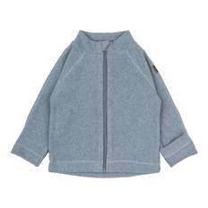 Mikk-Line Fleecejacka - Blekt Denim Melange - Mikk-Line - 3 år (98) - Fleecejacka