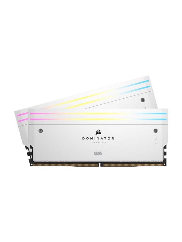 Corsair Dominator Titanium DDR5-6000 - 64GB - CL30 - Dual Channel (2 pcs) - Intel XMP - Vit med RGB