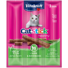 Vitakraft CatSticks Mini Kyckling & Kattgräs 3x6g, 20st