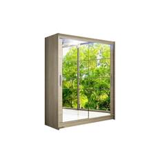 Westa Garderob 150x58x200 cm - Beige & garderobssystem