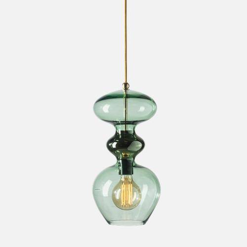 Futura Pendant lamp M Forest green