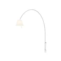 Luceplan - Lady Costanza Væglampe m/Dimmer Hvid/Alu