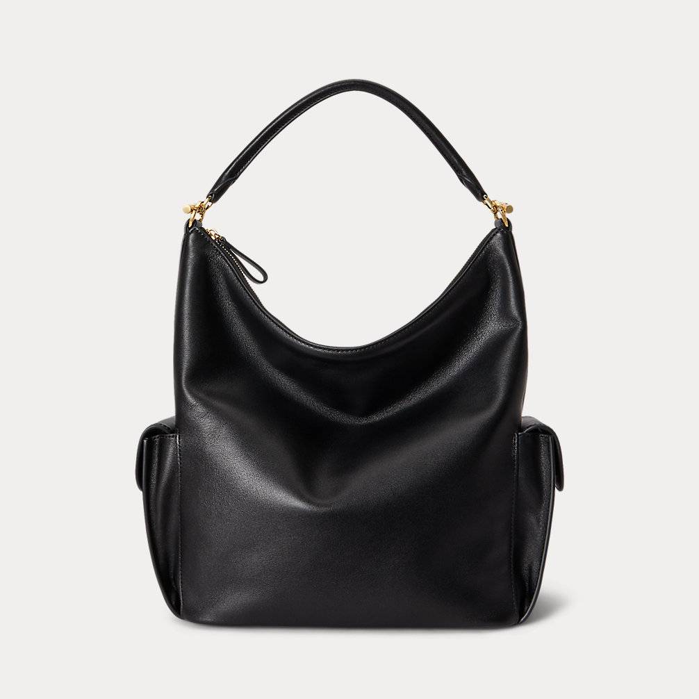 Large Blaike Nappa Leather Shoulder Bag