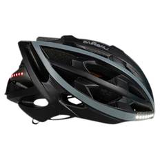 LED cykelhjelm XL sort/gr� 61-63cm