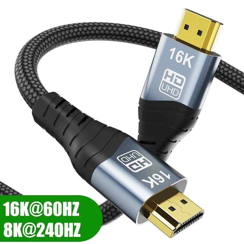 HDMI 2.2 Certified Cable For TV PS5 Xbox Switch HDR eARC 1m 2m 3m 5m Long 16K 60HZ 12K 10K 120HZ 8K 240HZ High Speed Video Cord