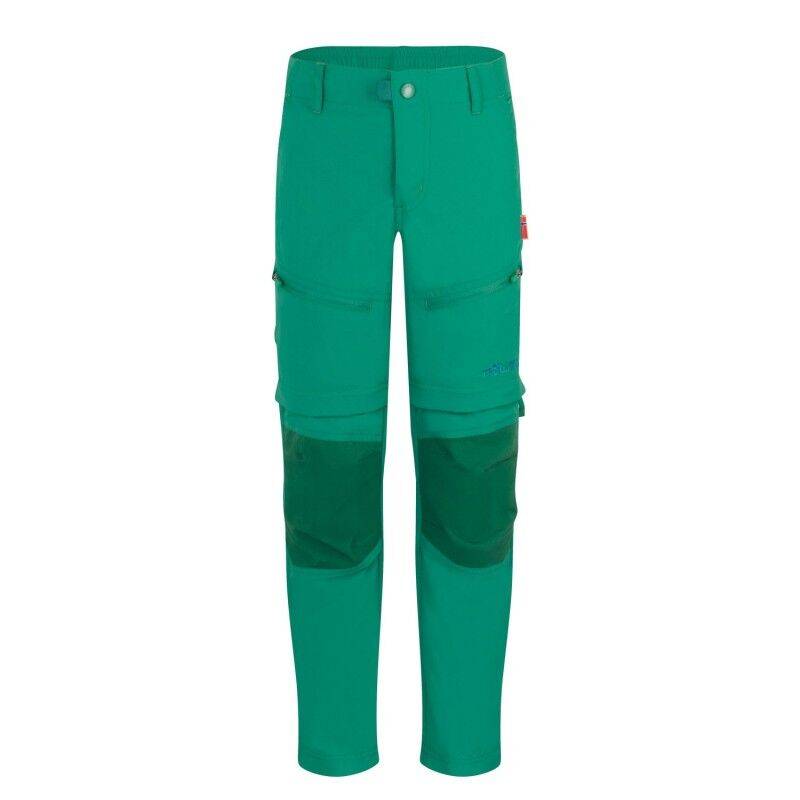 Trollkids Nordfjord Zip-off Pants - Vandringsbyxor - Børn Jungle Green Child's height 158 cm