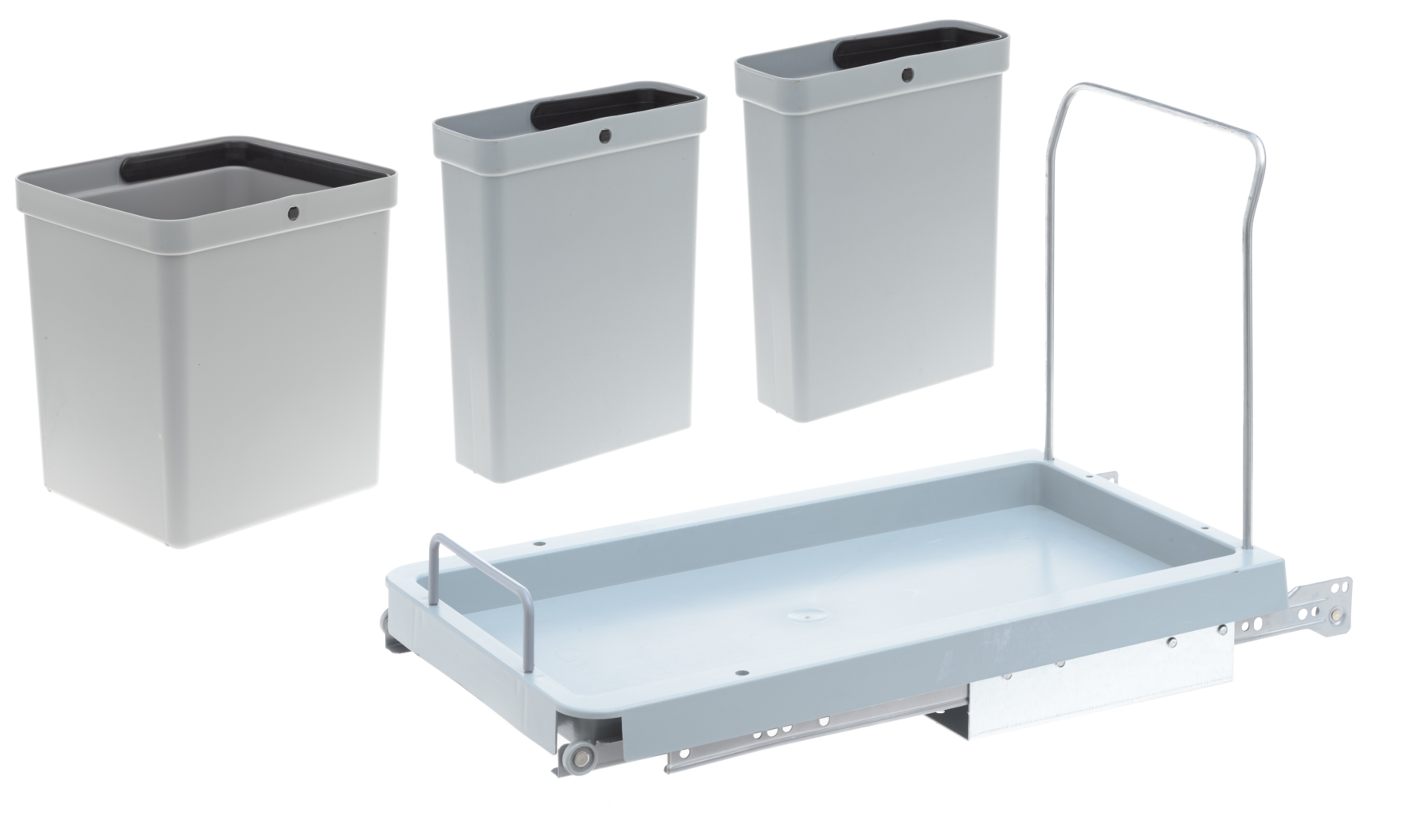 Affaldsstativ XXL med 2 x 10 L + 1 x 5 l Spande