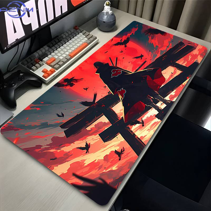 Mouse Pad Non-Slip mousepads Game play mats notebook computer Pad table mat PC carpet N-NARUTOS Uchiha Itachi Mousepad XL XXXL