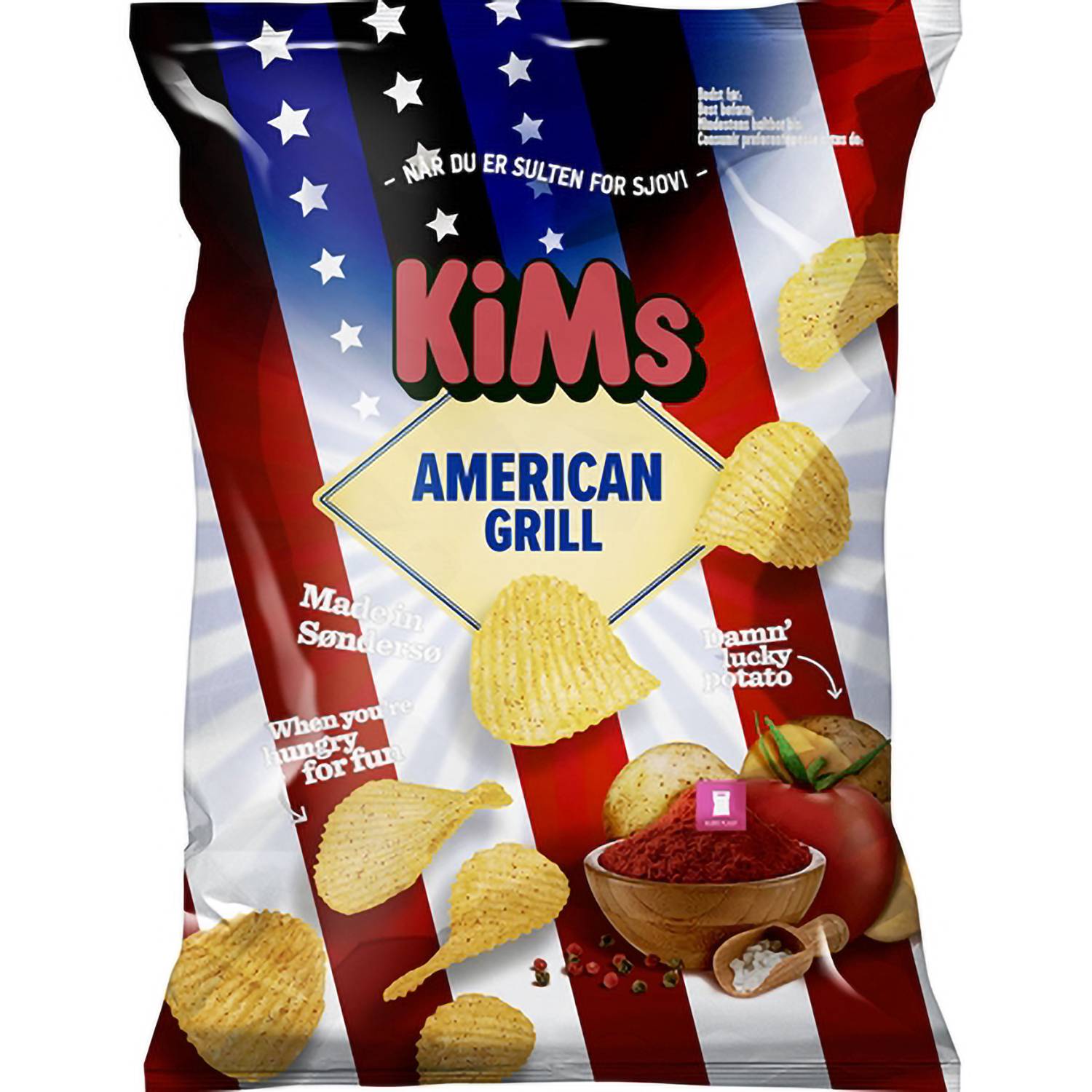 Kims Chips American Grill 160g