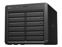 (ComputerSalg) Synology Disk Station DS2422+ - NAS-server - 12 bays - 144 TB - SATA 3Gb/s - HDD 12 TB x 12 - RAID 0, 1, 5, 6, 10, JBOD - RAM 4 GB - Gigabit Ethernet