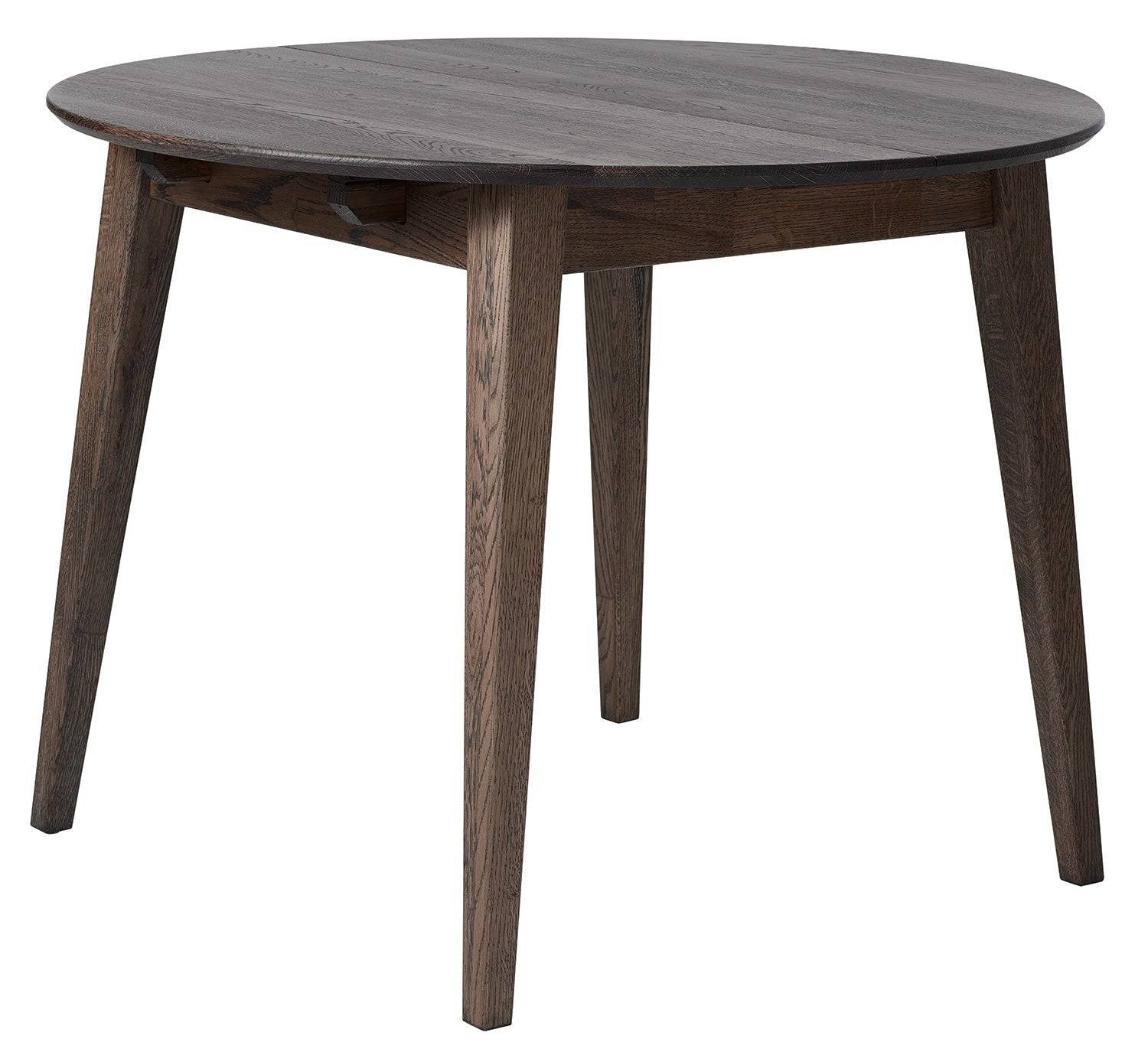Timbercraft Collection - Genesis Matbord Rund 120 cm ink 2 Iläggsskivor Intra Oak