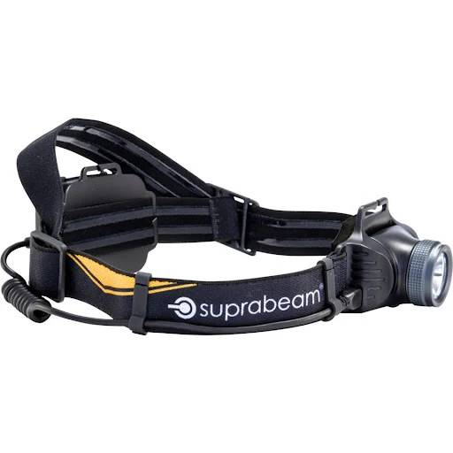 Suprabeam Pannlampa V3PRO-R 1000lm Laddbar Svart