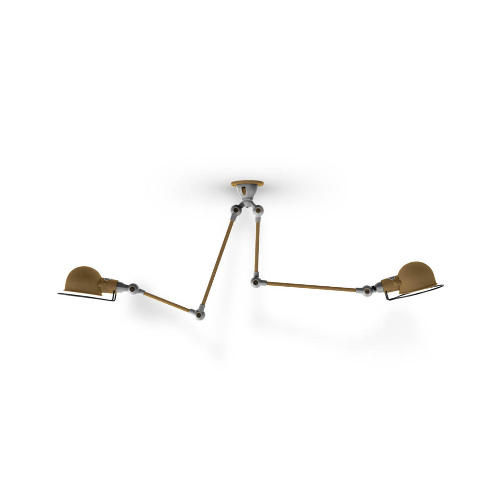 Signal Sky3773 loftlampe fra Jieldé - Pearl gold / Blank/poleret