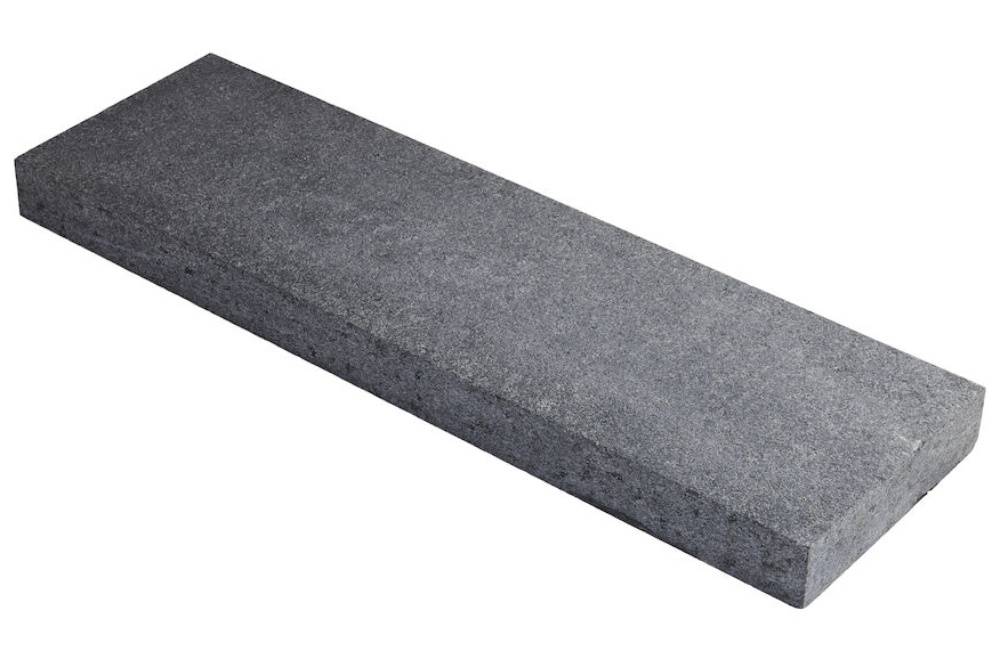 Safestone, Bordursten, 100x30 cm, sort/koks