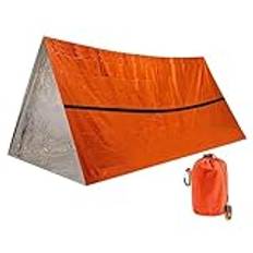 Survival Sovsäck,Bivy Sack för Camping | Aluminiumfilm Vattentät Bivy Sack Sovsäck - Bärbar lätt överlevnadsskydd utomhustillbehör för vandring och camping