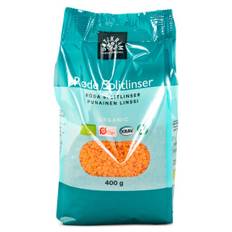Urtekram Røde Splitlinser, 400 g