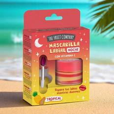The Fruit Company Overnight Lip Mask - Intensiv återfuktning medan du sover - Med retinol, hyaluronsyra, vitamin C och niacinamid - Reparerar, ger när - Tropisk