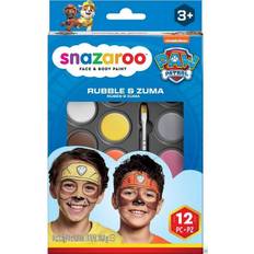 Snazaroo Ansigtsmaling Sæt - Paw Patrol - Rubble & Zuma - 12 Dele