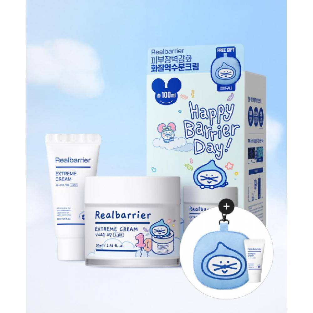 Real Barrier [pogon Village Special Set] Extreme Cream Light 70ml+30ml Special Shopping Cart Gift Gift Extreme Cream Light 25ml NONE