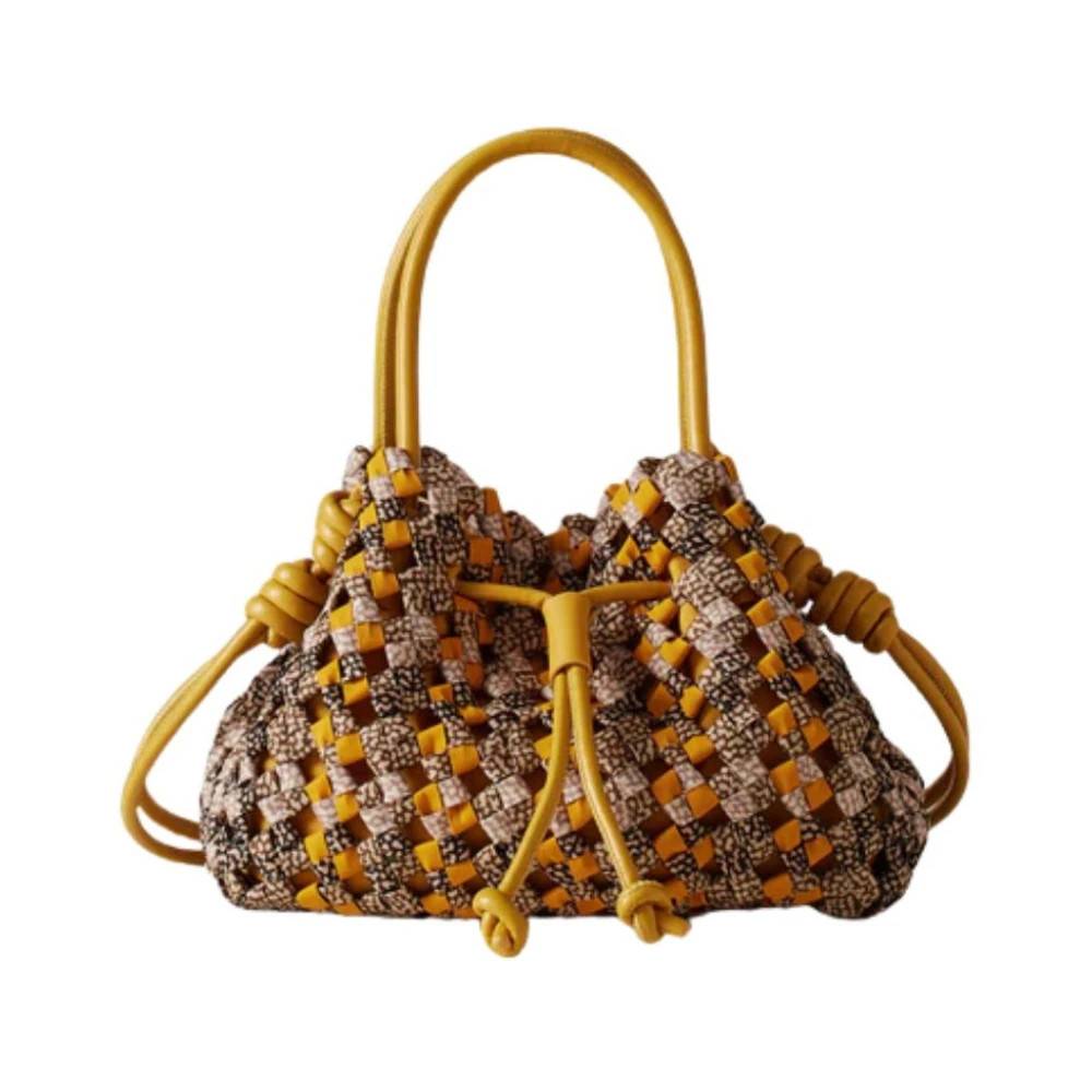 Borbonese La Borsa Small - Tasker - Dame - Gul - ONE SIZE - Uld